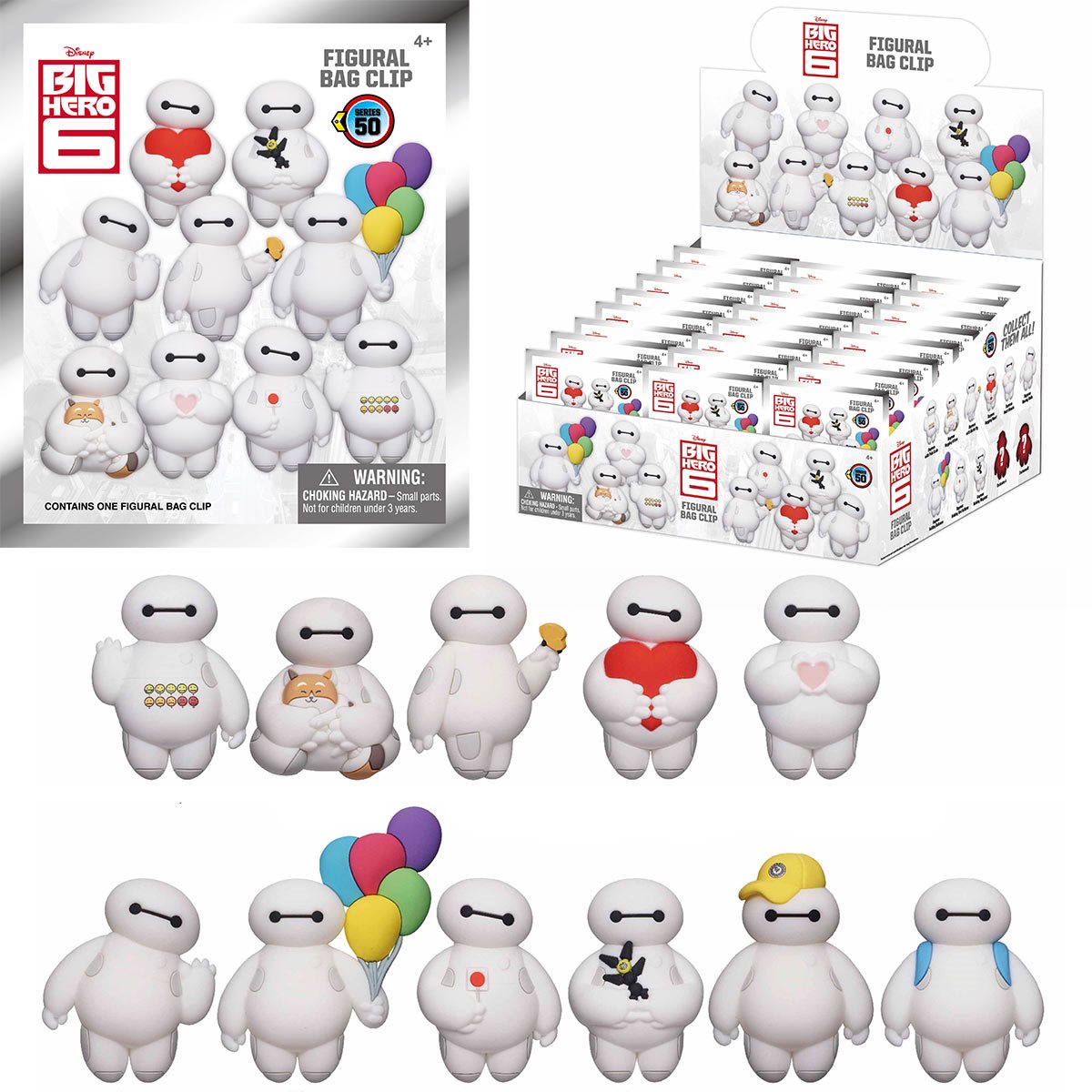 Big Hero 6 - Baymax - Series 50 Bag Clip Keychains – MadHouse