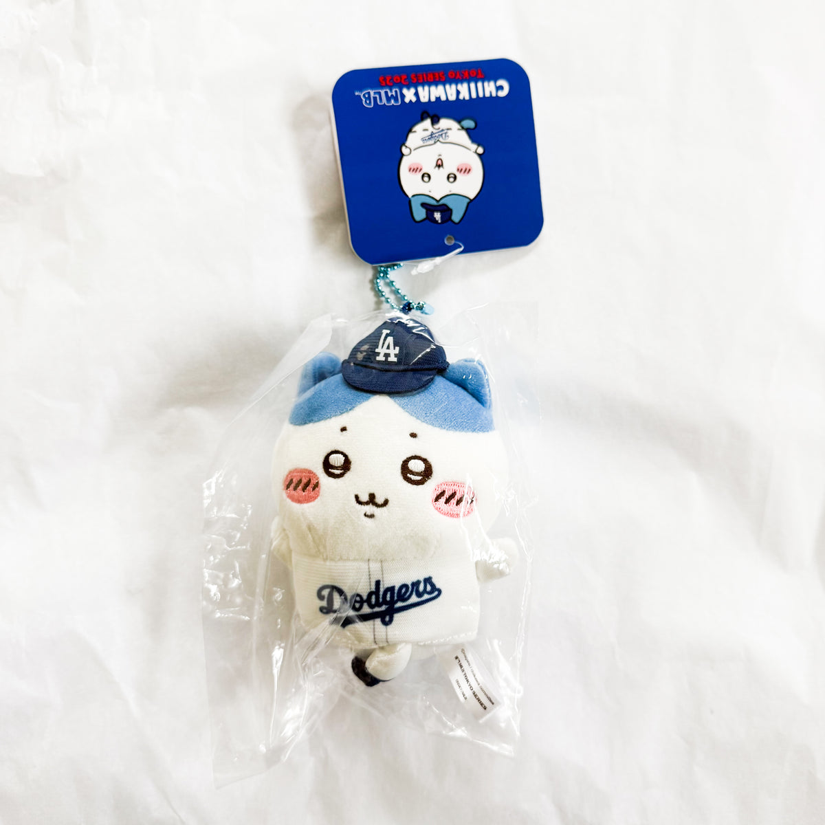 Chiikawa x MLB - Tokyo Series 2025 - LA Dodgers Plush Keychain Set