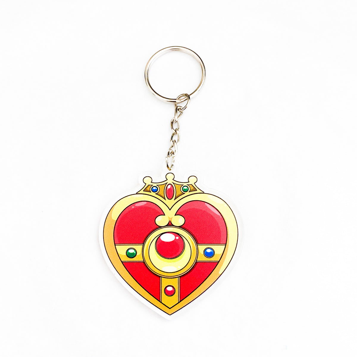 Sailor Moon Heart Charm Keychain - BoxLunch Exclusive