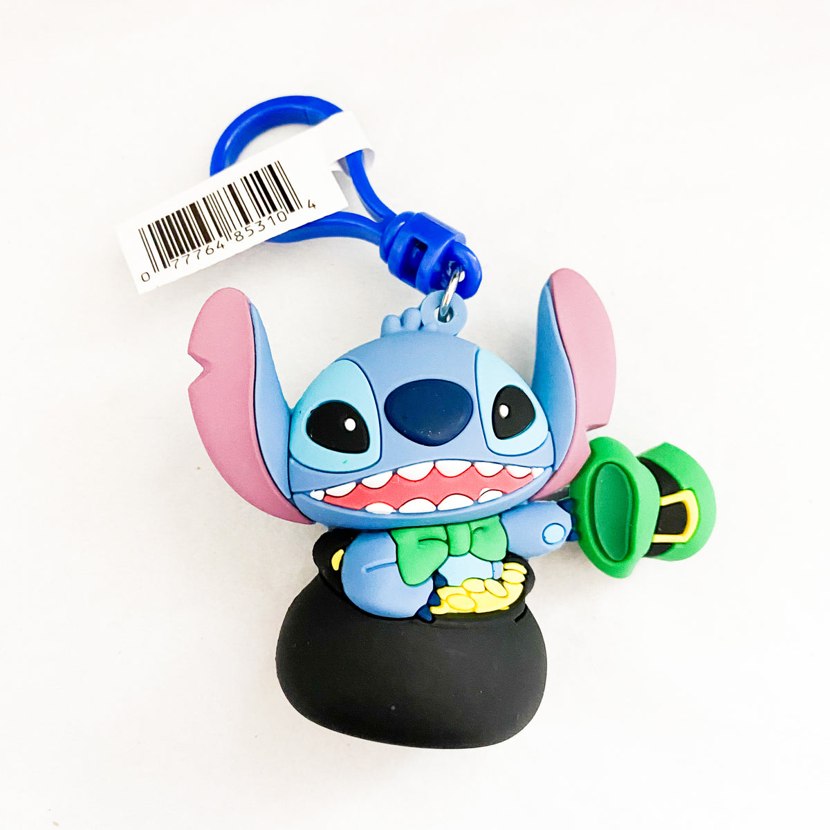 Lilo and Stitch - St. Patrick's Day Stitch Bag Clip Keychain – MadHouse  Collectibles