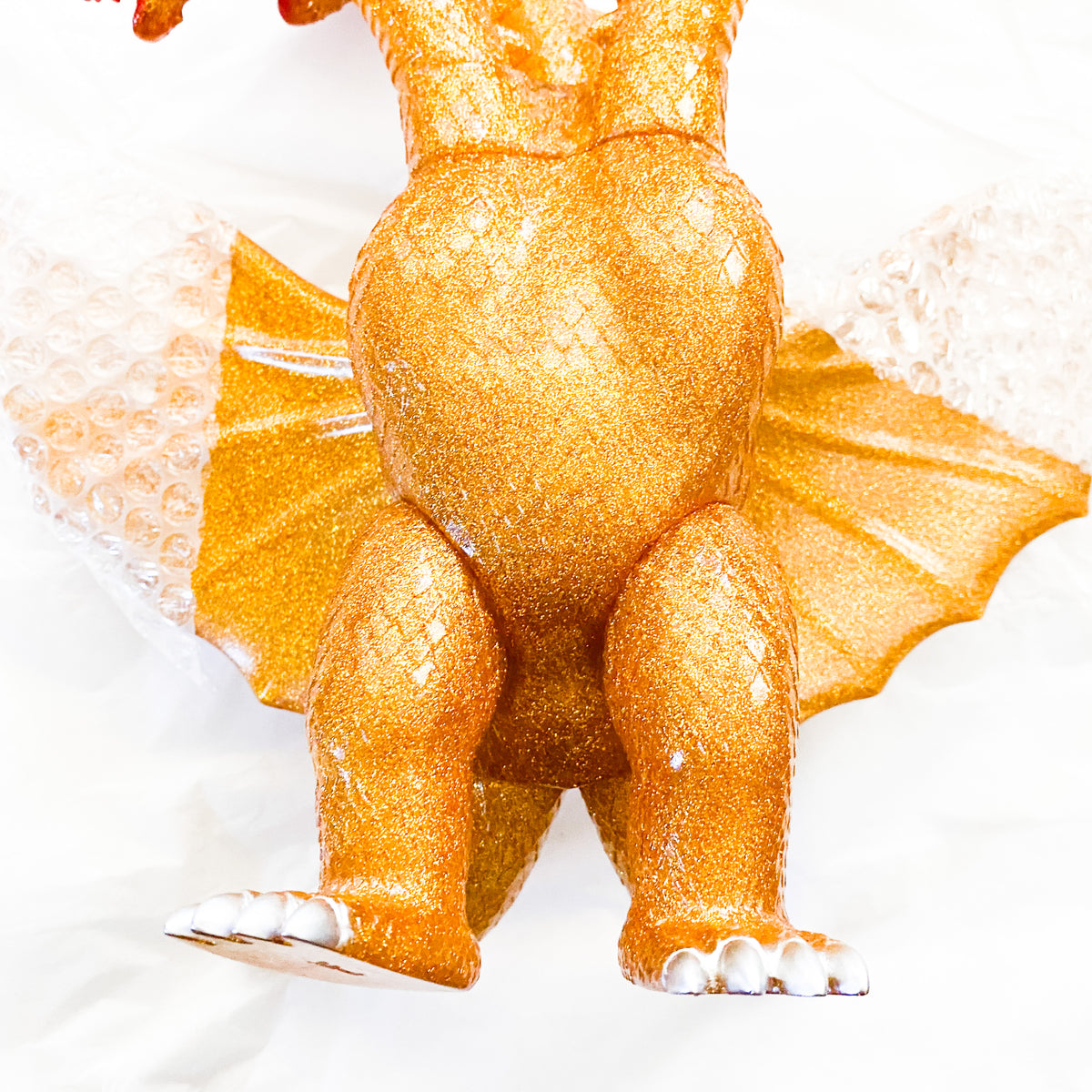 Marmit Godzilla Vinyl Wars Gold Glitter Ghidorah Sofubi