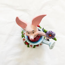 “Picked for You” Piglet in Watering Can Figurine