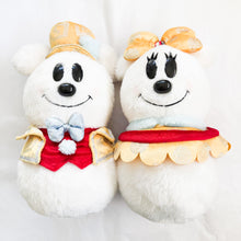 TDR - Christmas 2013 Snowman Mickey and Minnie Mouse Plush Set