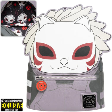 Naruto: Shippuden Pop! by Loungefly Kakashi Hatake Anbu Mask Mini-Backpack - Entertainment Earth Exclusive