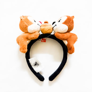 HKDL Chip and Dale Plush Headband