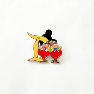 Hidden Disney - Disneyland ‘D’ - Tweedle Dee and Dum Pin