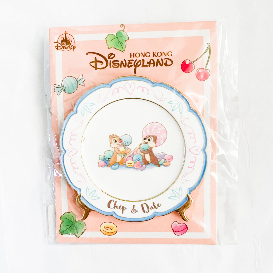 HKDL - Dessert Plates - Chip and Dale Candy and Lollipops Pin