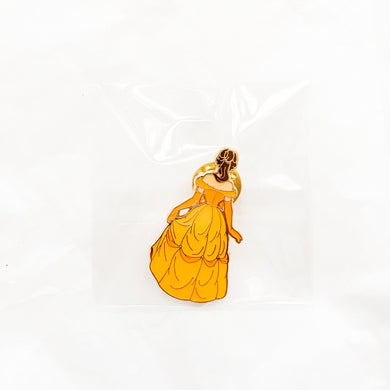 Princess Back View - Belle Pin