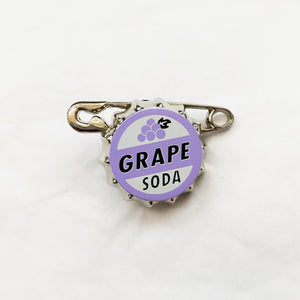 Grape Soda Badge Pin