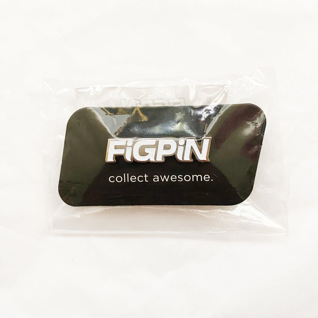 FiGPiN Logo - Silver Glitter on Silver L74 Pin