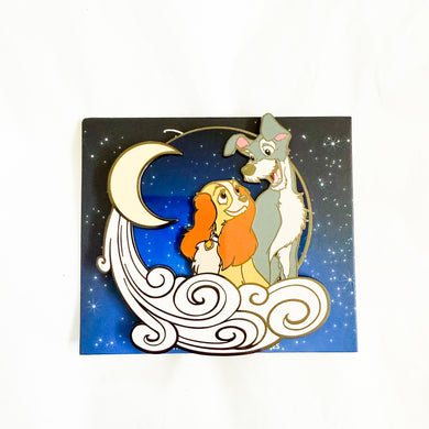 DLP - Moon Series - Lady and the Tramp Jumbo Pin