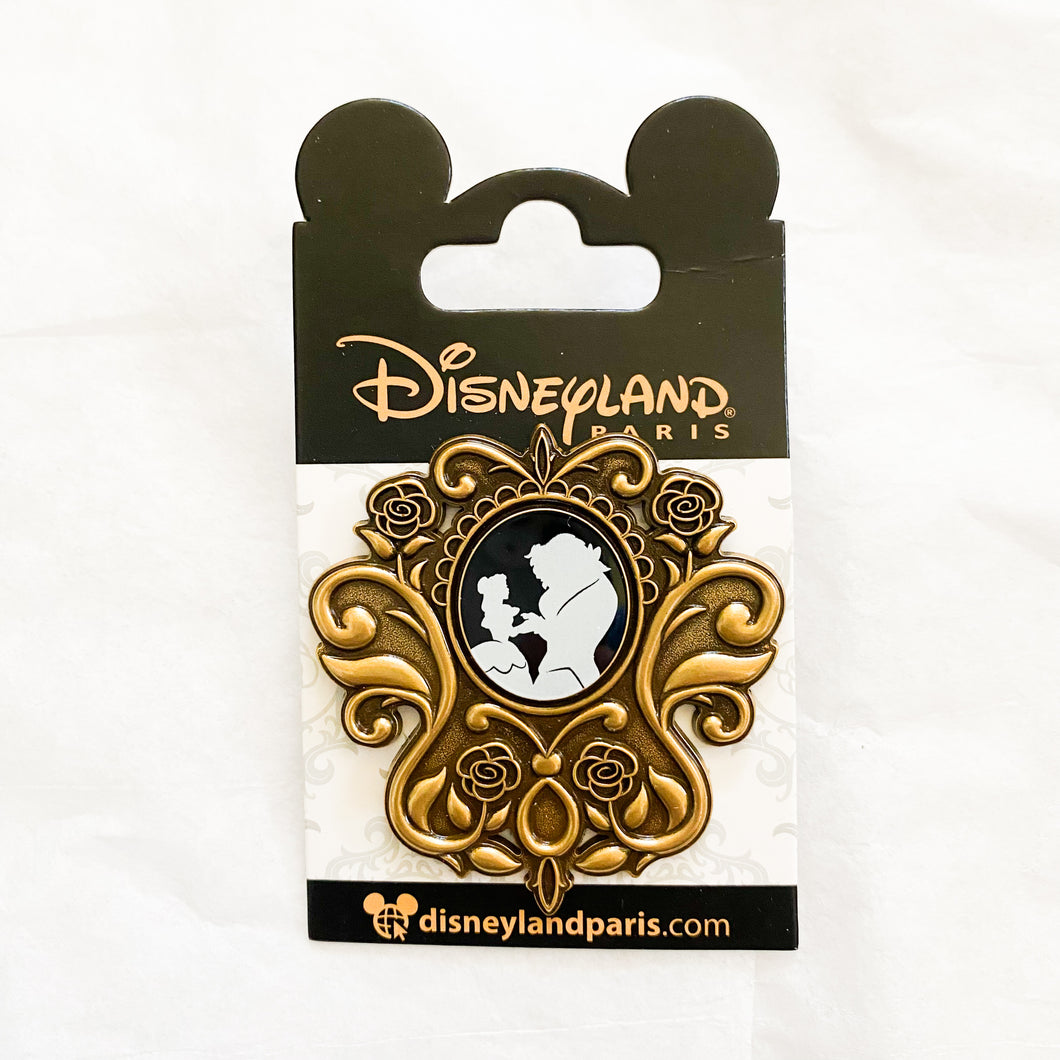 DLP - Beauty and the Beast Crest - Belle and Beast Pin