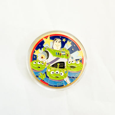 HKDL - Toy Story Land - Buzz Lightyear and Little Green Men Medallion