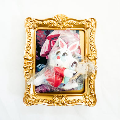 Miniso x Disney - Alice in Wonderland - White Rabbit Running Magnetic Figure and Frame Stand