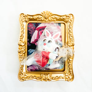 Miniso x Disney - Alice in Wonderland - White Rabbit Running Magnetic Figure and Frame Stand