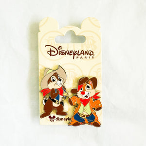DLP - Big Thunder Mountain - Chip as Sheriff and Dale as Outlaw Pin