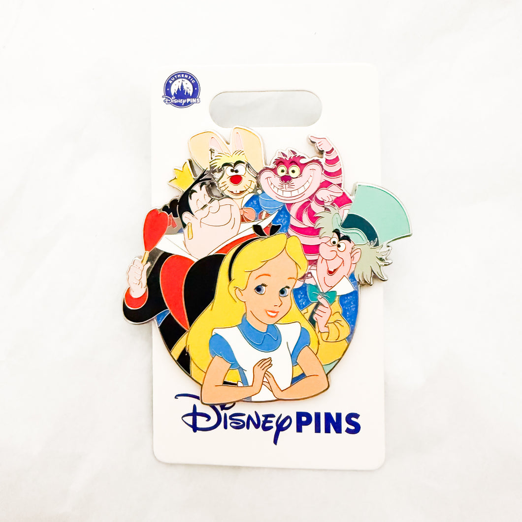 Alice in Wonderland Cluster Pin