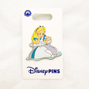 Alice Sitting in Bottle Pin