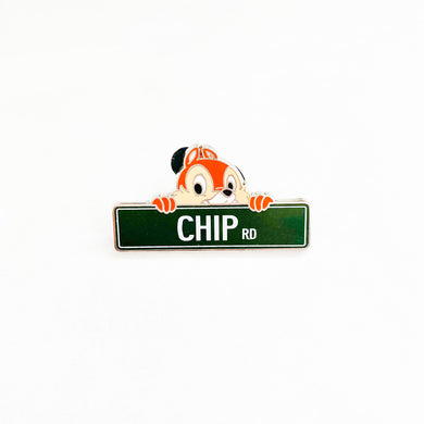 Chip Road Street Sign Pin