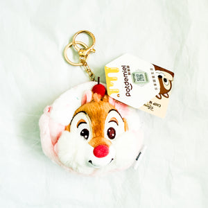 Miniso x Disney - Chip and Dale Fruits Plush Keychain Coin Pouch
