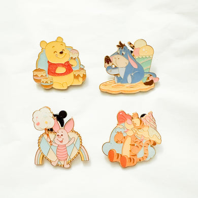 SHDR - Pin Trading Fun Day 2024 - Winnie the Pooh and Friends Complete Pins Set