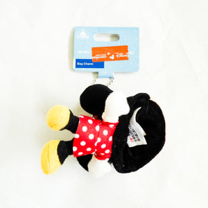 HKDL - Minnie Mouse Mini Plush Hat Keychain
