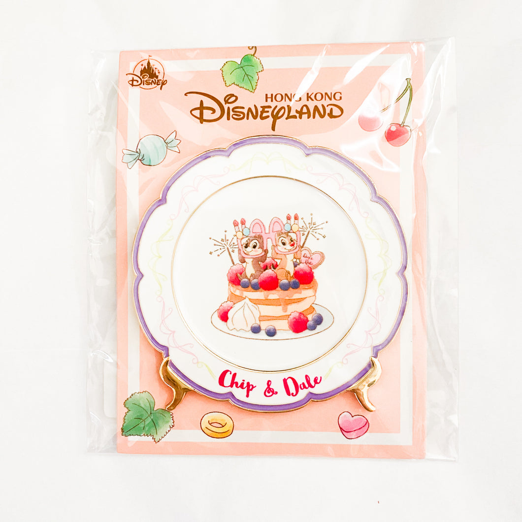 HKDL - Dessert Plates - Chip and Dale Pancakes Pin