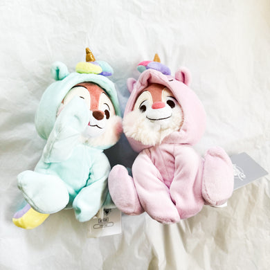 JDS - Unicorn Outfit Chip and Dale Plush Set