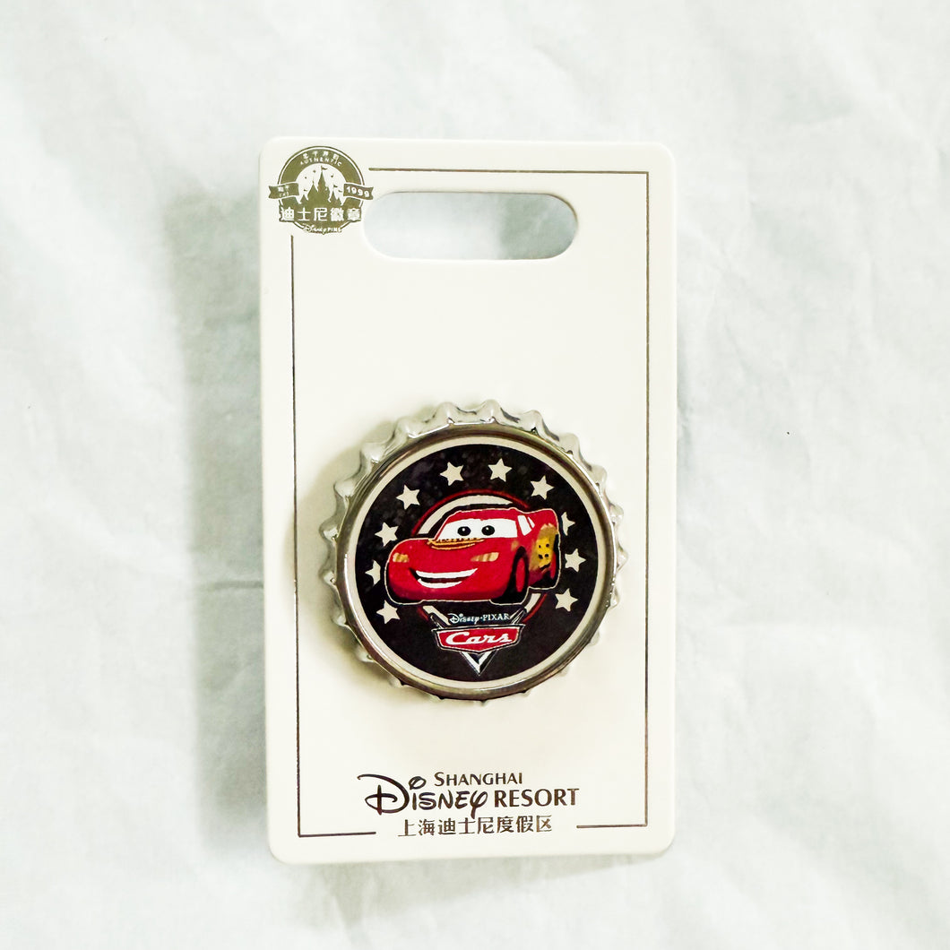 SHDR - Cars Bottlecap - Lightning McQueen Pin