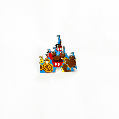 Hidden Disney - Sleeping Beauty Castles - Disney Snacks Pin