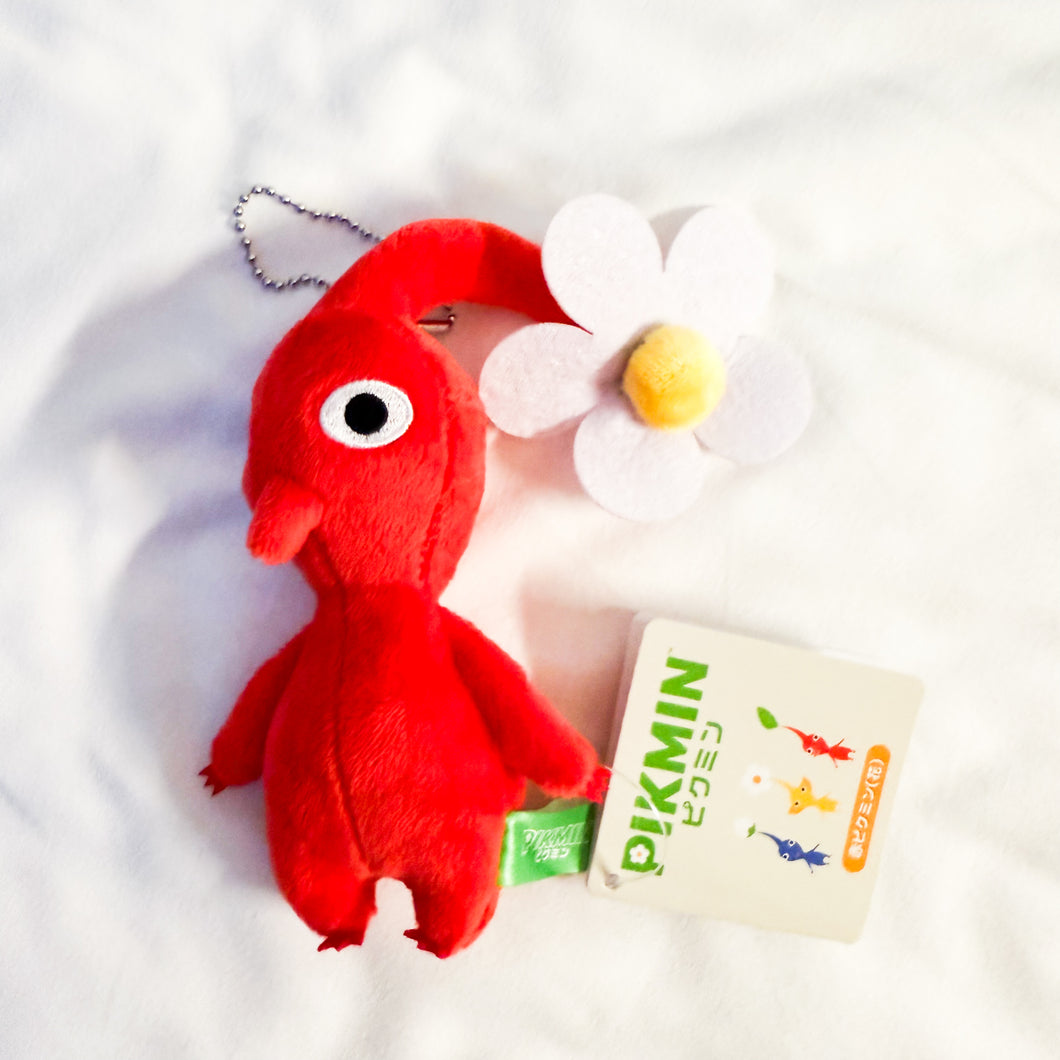 Nintendo Pikmin Red Pikmin With Flower Plush Keychain MadHouse nintendo-pikmin-red-pikmin-with-flower-plush-keychain-madhouse