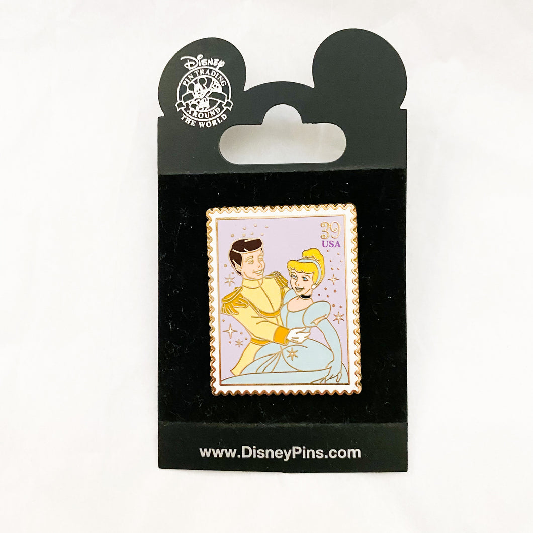 USPS - Art of Romance Postage Stamp - Cinderella and Prince Charming Pin