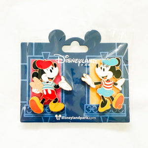 DLP - Disney Characters in Paris - Mickey and Minnie Mouse 2 Pins Set