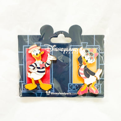 DLP - Disney Characters in Paris - Donald and Daisy Duck 2 Pins Set