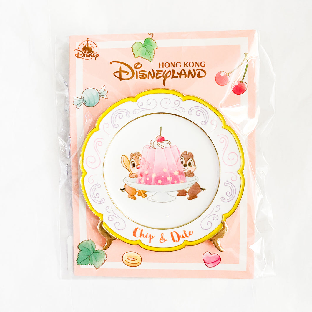 HKDL - Chip and Dale - Dessert Plates - Jello Pin