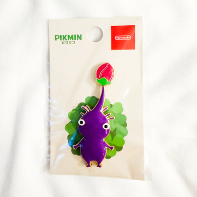 Nintendo - Pikmin - Purple Pikmin with Magenta Bud Brooch