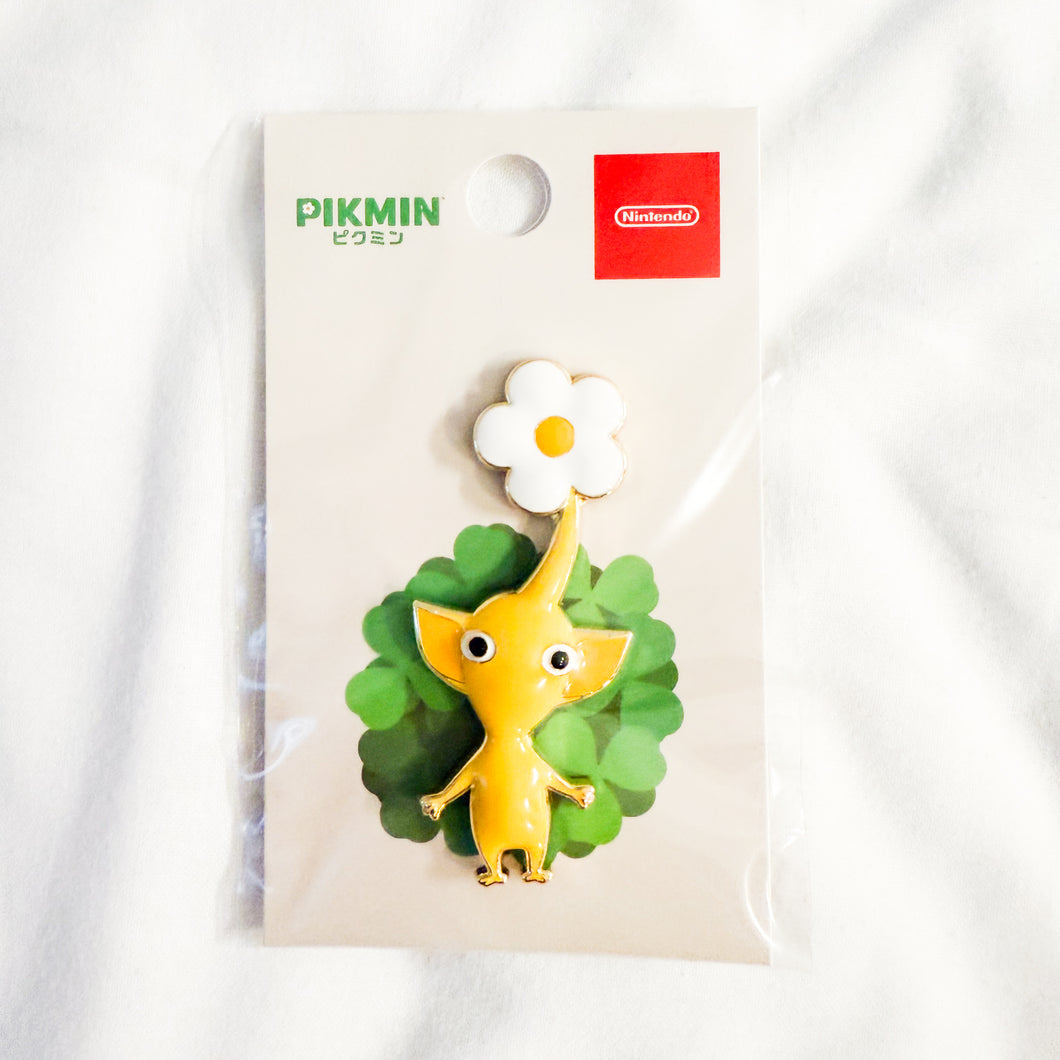 Nintendo - Pikmin - Yellow Pikmin with White Flower Brooch