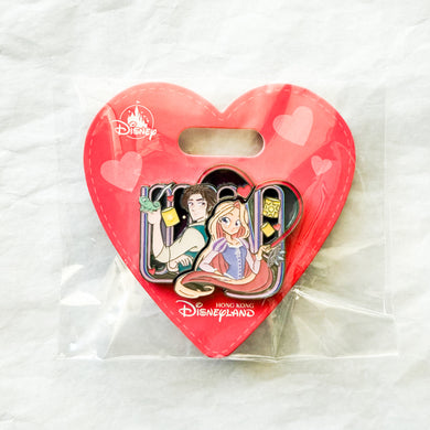 HKDL - Manga Style Couples - Flynn Rider and Rapunzel Pin Set