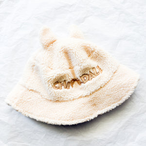 HKDL - Chip and Dale - Dale Faux Sherpa Bucket Hat with Ears