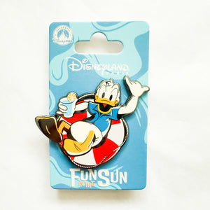 DLP - Fun in the Sun - Donald Duck with Inner Tube Pin