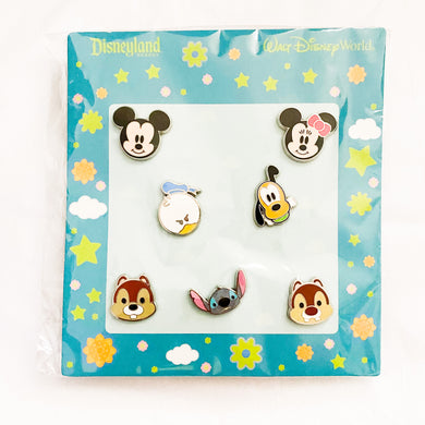 Disney Cutie Characters Booster 7-Pin Set