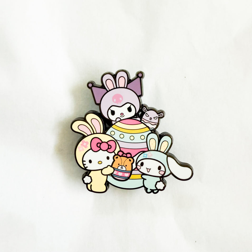 FiGPiN - Hello Kitty and Friends Series 7 - Easter Egg Group (Hello Kitty, Kuromi, and Cinnamoroll)