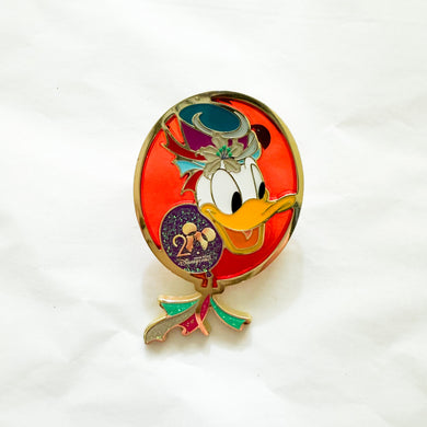 HKDL - 20th Anniversary Balloon Series - Donald Duck Pin