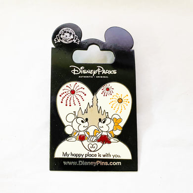 Mickey and Minnie Mouse Castle - My happy place is with you. Pin