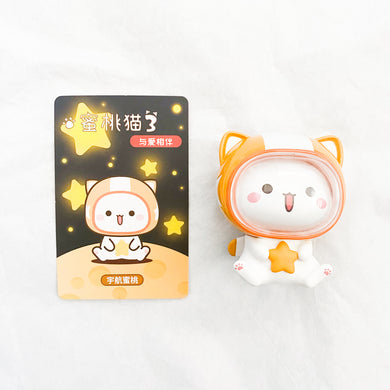 Mitao Cat - Series 3 - Astronaut Peach Cat Mini Figure