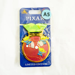 HKDL - Magic Game Prize - Little Green Men Badminton Medal Pin