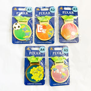 HKDL - Magic Game Prize - Little Green Men Sports Medal Pins Complete Set