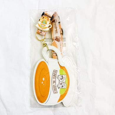 HKDL - Pin Trading Carnival 2024 - Chip, Dale and Clarice Latte Lanyard and Pin Set