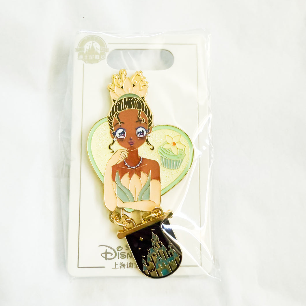 SHDR - Manga Style Princess Castle Dangle - Tiana Pin
