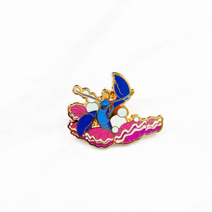 Loungefly -  The Little Mermaid 35th Anniversary - Blue Crustacean with Drums Pin